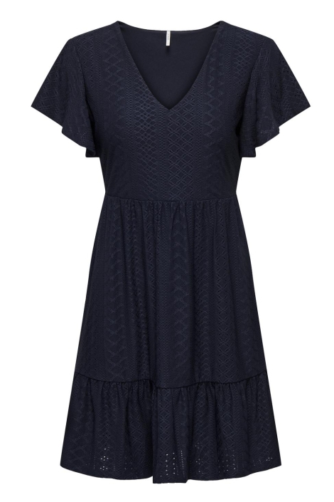 Only onlsandra s/s v-neck dress jrs noos